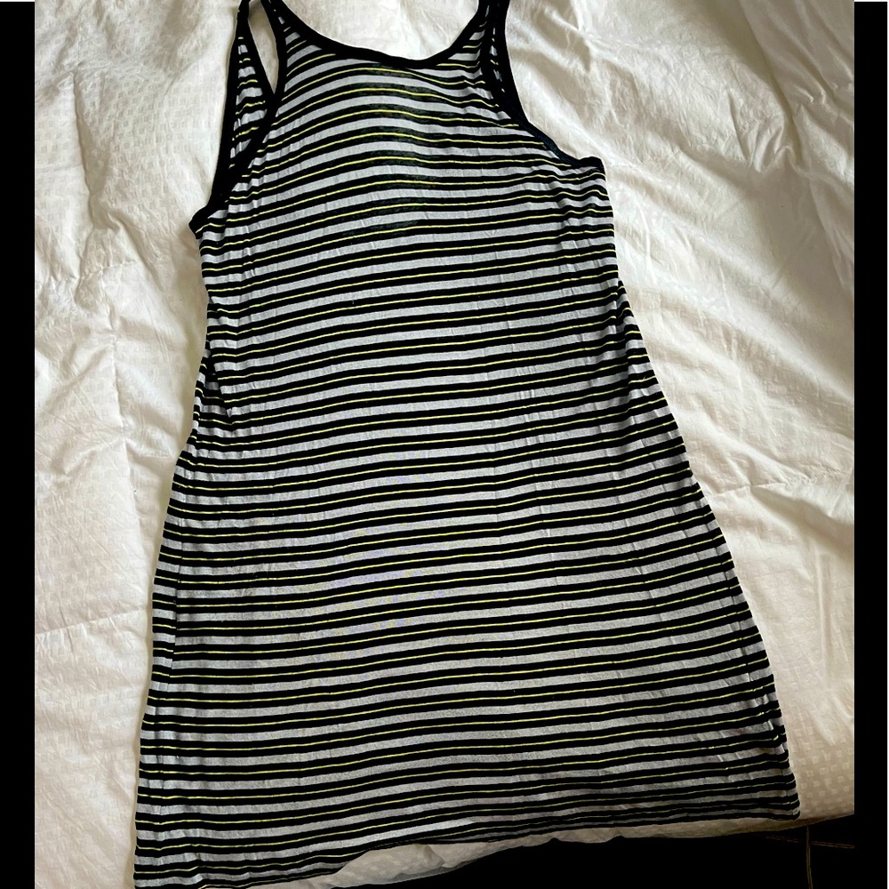 T Alexander Wang striped T Shirt dress